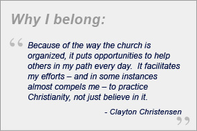 clayton christensen beliefs quote